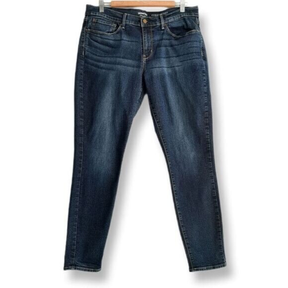 Signature by LEVI' STRAUSS Curvy Skinny Blue Jeans Sz 16 - Picture 2 of 10